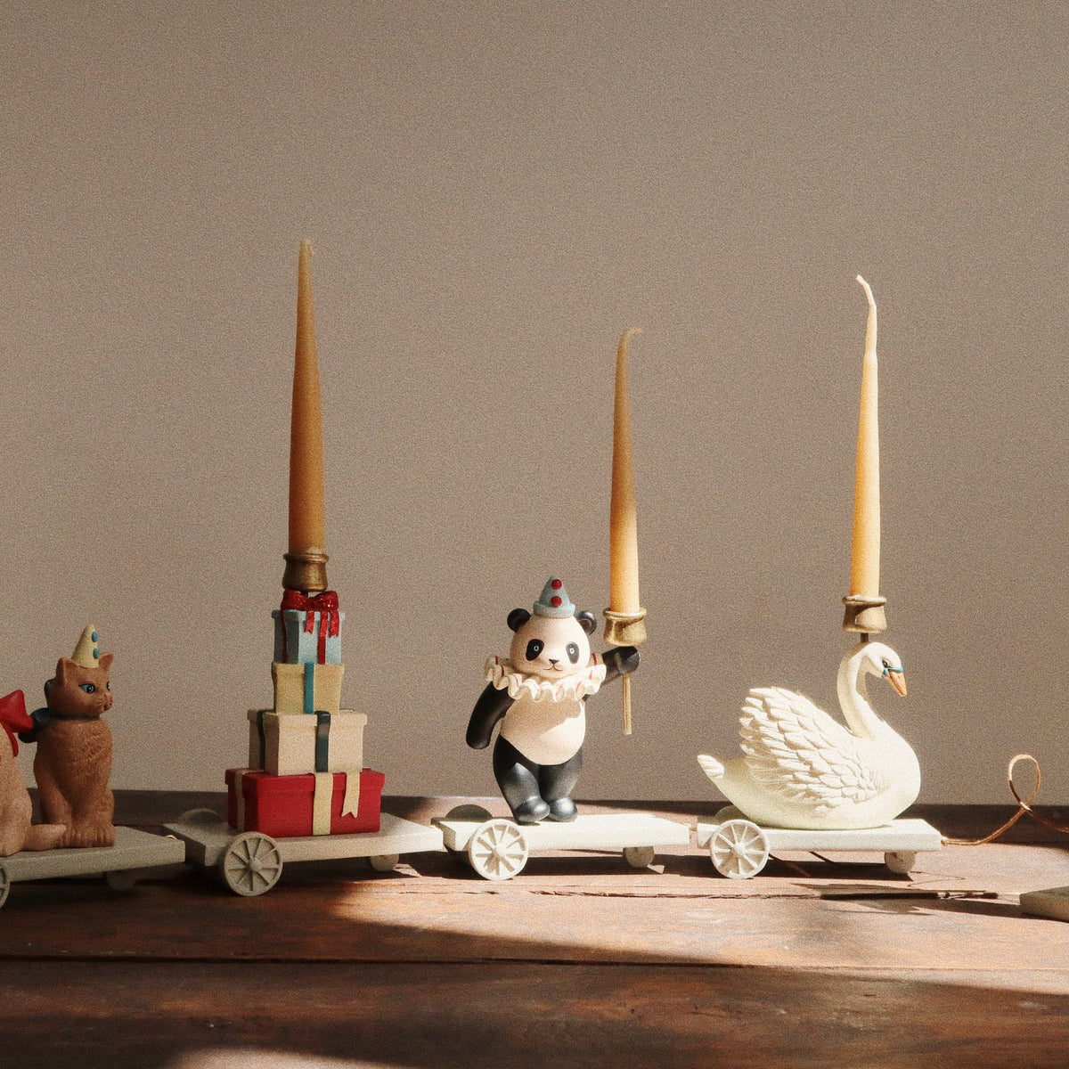 Dzimšanas dienas vilciena sveču komplekts, Birthday Train Candles, 20 gab, Konges Slojd, KS1945