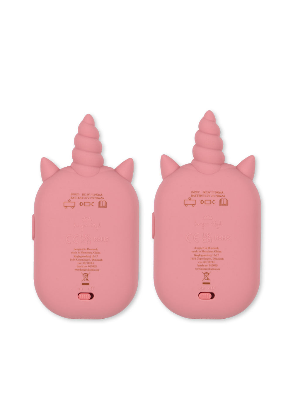 Rācijas bērniem, Glitter Unicorn Walkie Talkie, Sparkling Pink, Konges Slojd, KS103144