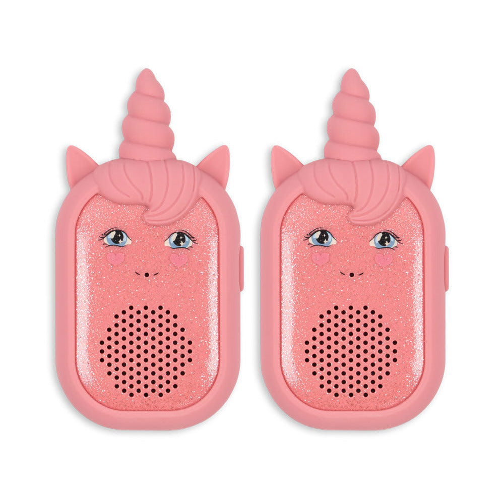Rācijas bērniem, Glitter Unicorn Walkie Talkie, Sparkling Pink, Konges Slojd, KS103144
