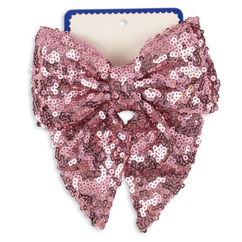Matu Bante, Tindra Sequin Bow Hair Clip, Rosewater, Konges Slojd, KS106622