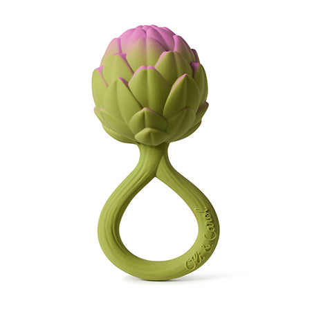 Graužamais grabulis Artišoks, Artichoke Rattle Toy, Oli&Carol