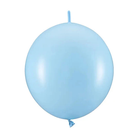 Balons Linking Balloon, Pastel Baby Blue, 28cm, 20gab, zils