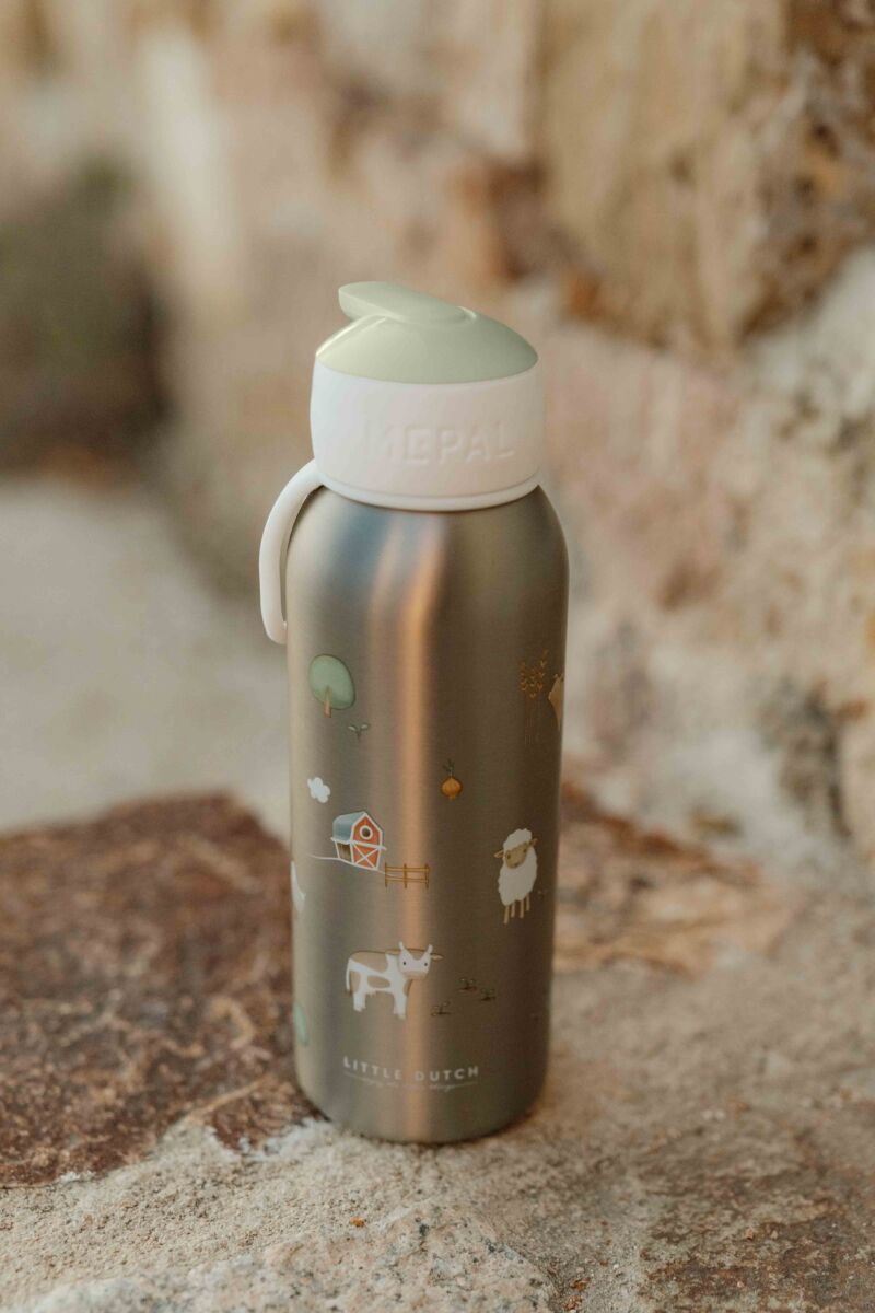 Bērnu ūdens termo pudele Little Farm, Thermo bottle, Little Dutch, LD107458065399