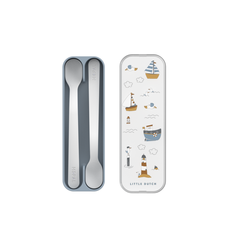 Bērnu barošanas karotītes, Feeding Spoons Sailors Bay, Little Dutch