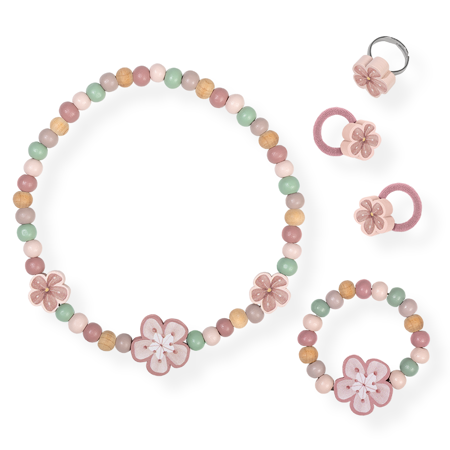 Rotaslietu komplekts Flowers, Jewellery Set, Little Dutch, LD126220