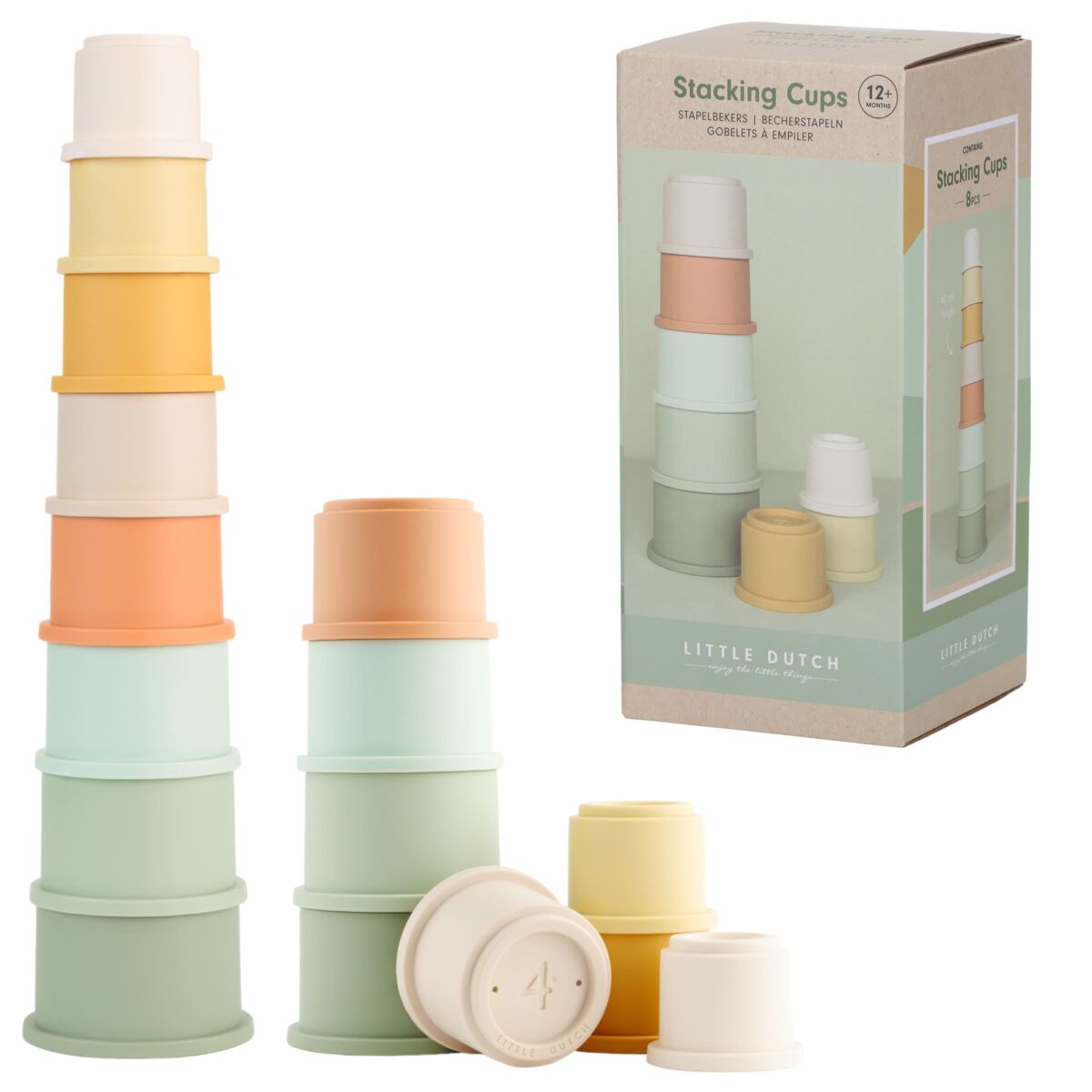 Krūzīšu tornis, Stacking Cups, Little Dutch,LD2013819 