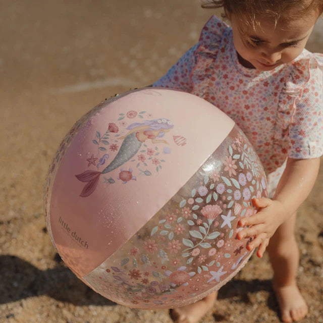 Pludmales bumba Dreamy Mermaid Pink, Beach Ball, Little Dutch, Artikuls: LD2016393
