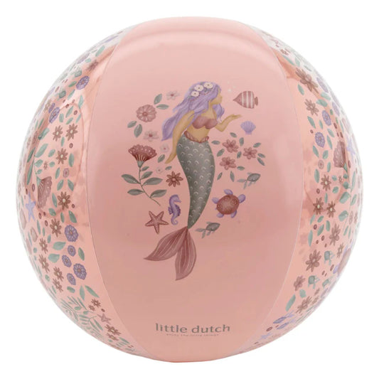 Pludmales bumba Dreamy Mermaid Pink, Beach Ball, Little Dutch, Artikuls: LD2016393