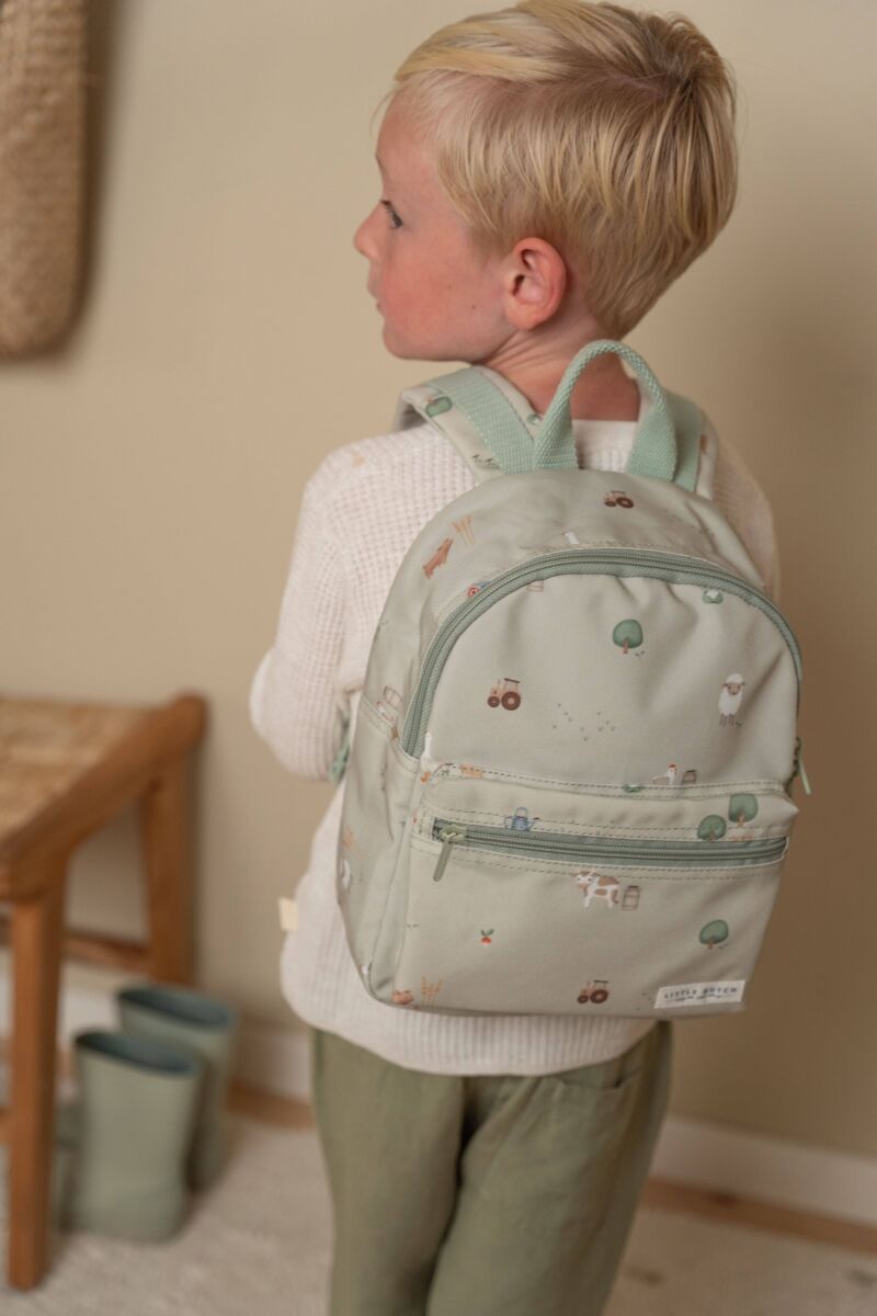 Bērnu mugursoma, Little Farm backpack, Little Dutch, LD4945