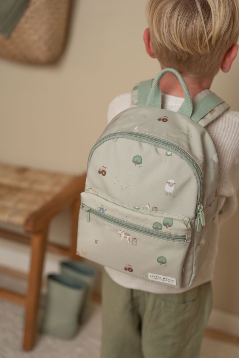 Bērnu mugursoma, Little Farm backpack, Little Dutch, LD4945