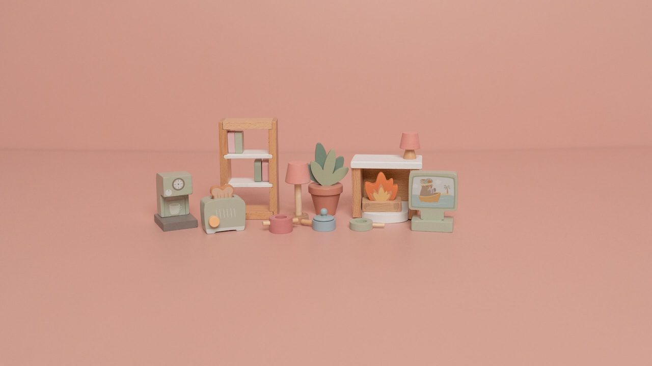 Leļļu mājas mēbeļu komplekts, Doll's house Furniture Set, Little Dutch, LD7118