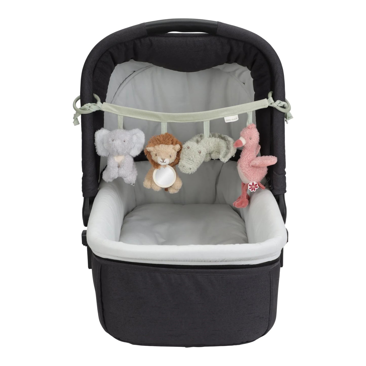 Ratu rotaļlieta Safari Friends, Stroller Toy Chain, Little Dutch, LD8311