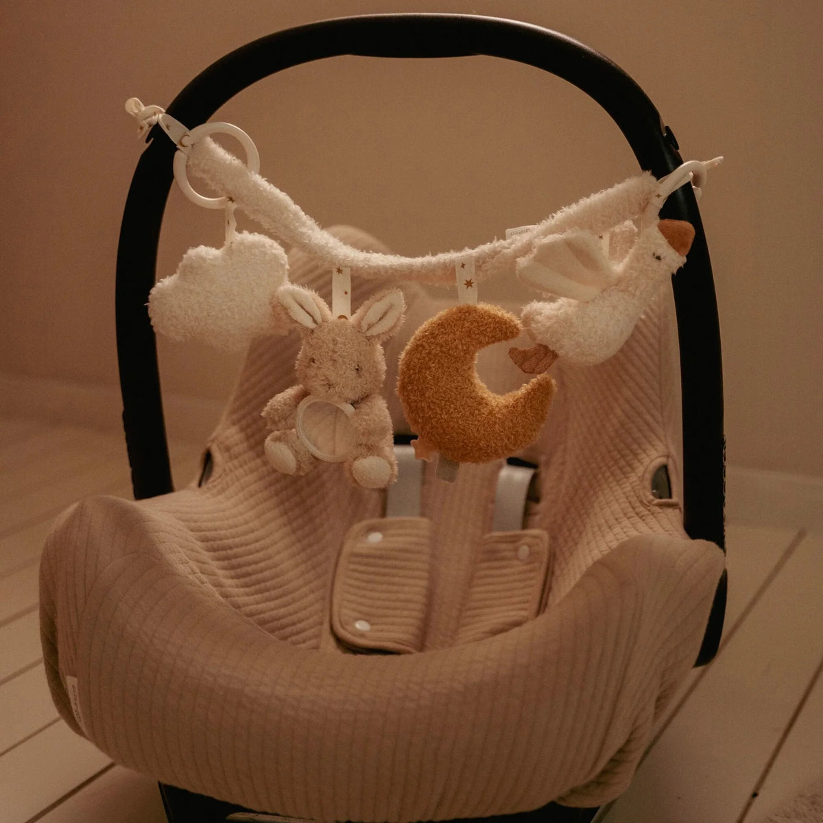 Ratu rotaļlieta Newborn Naturals, Stroller Toy Chain, Little Dutch, LD8411