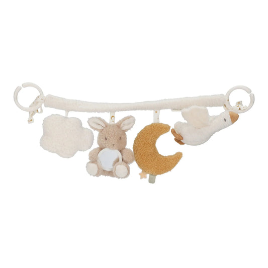 Ratu rotaļlieta Newborn Naturals, Stroller Toy Chain, Little Dutch, LD8411