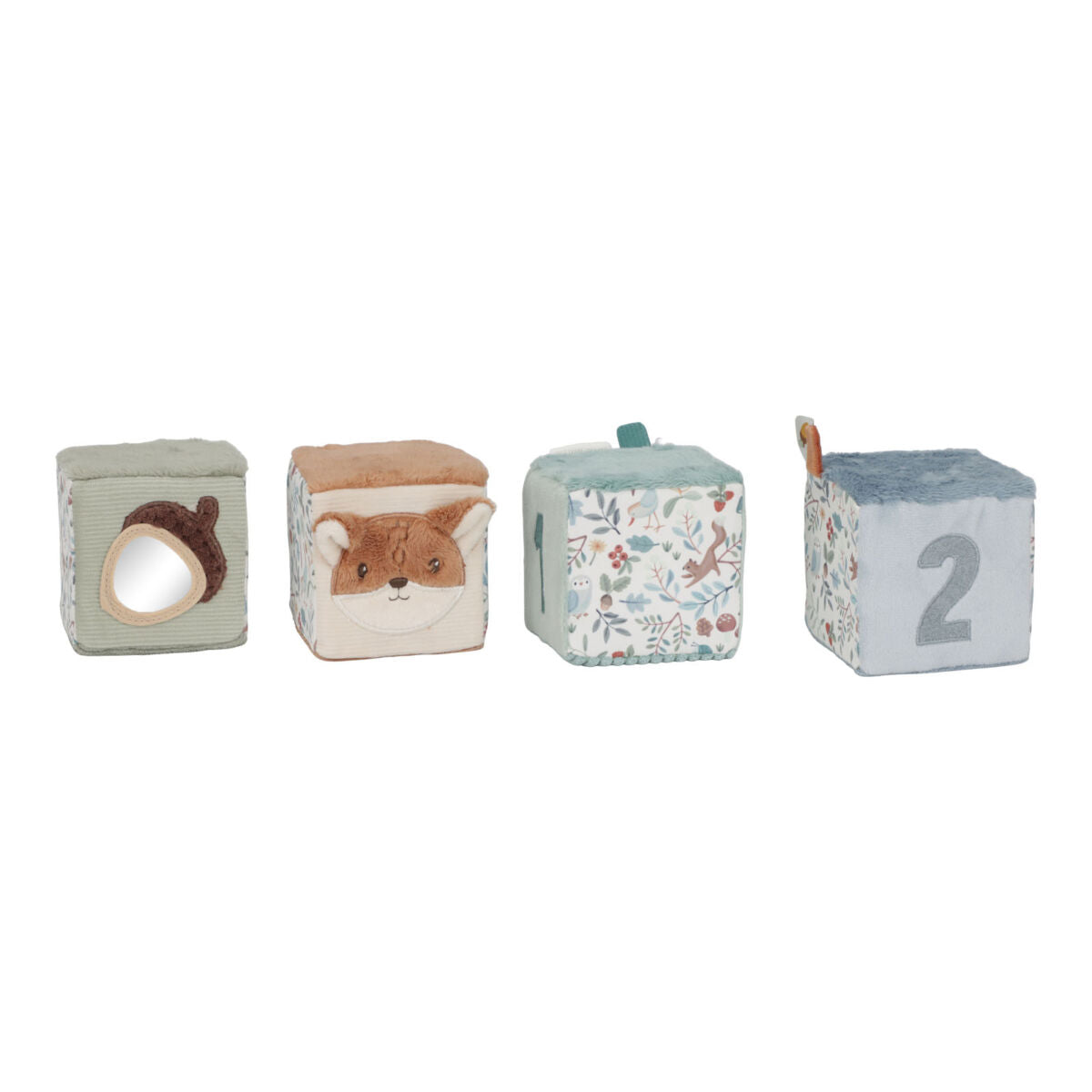 Mīkstie kubi Forest Friends, Set of Soft Cubes, Little Dutch, LD8916