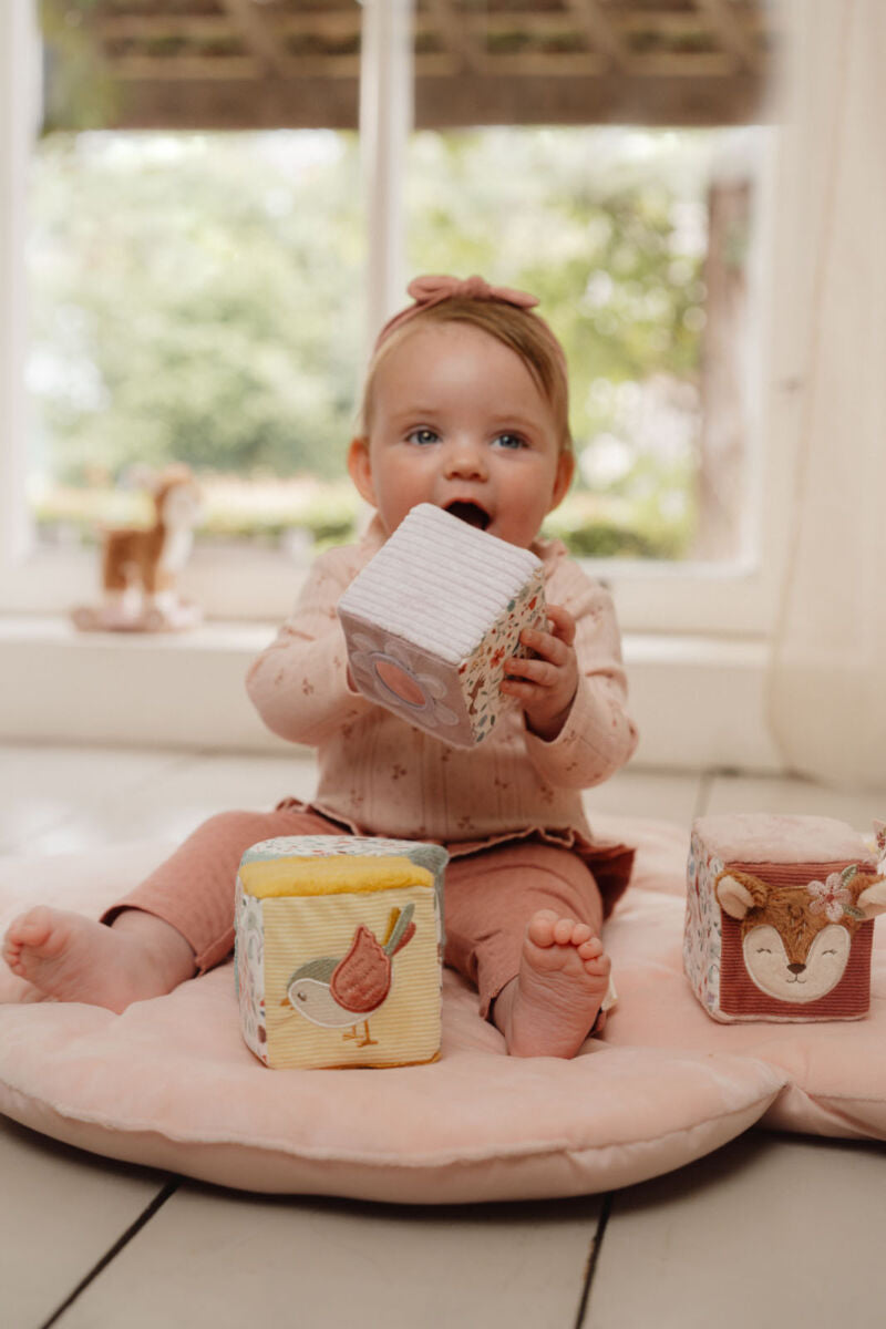 Mīkstie kubi Fairy Garden, Set of Soft Cubes, Little Dutch, LD9016