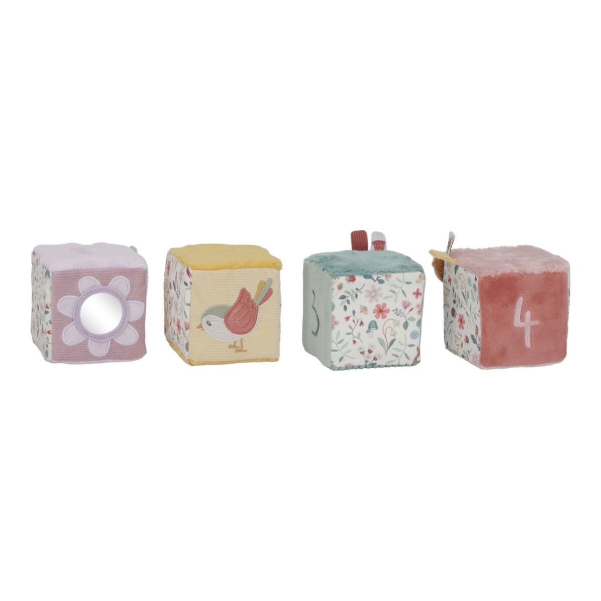 Mīkstie kubi Fairy Garden, Set of Soft Cubes, Little Dutch, LD9016