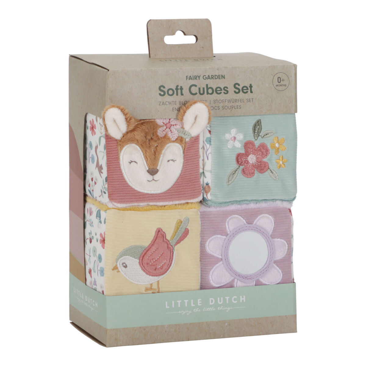 Mīkstie kubi Fairy Garden, Set of Soft Cubes, Little Dutch, LD9016