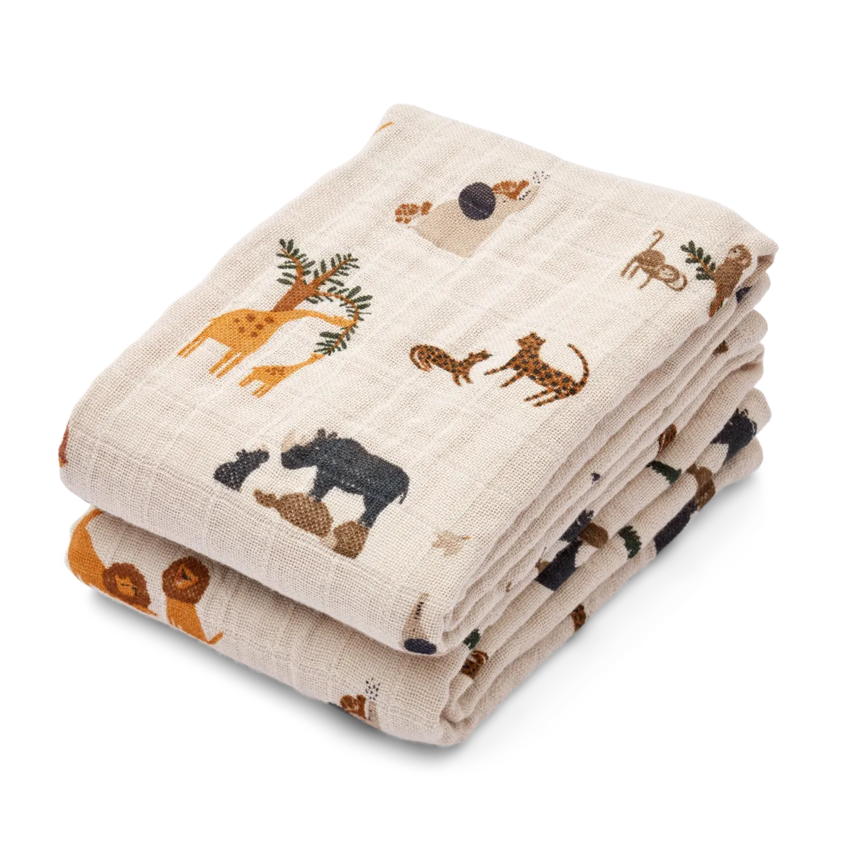 Muslīna autiņi Lewis Muslin Cloth, All Together / Sandy, Liewood, 2 gab, LW14907-1499