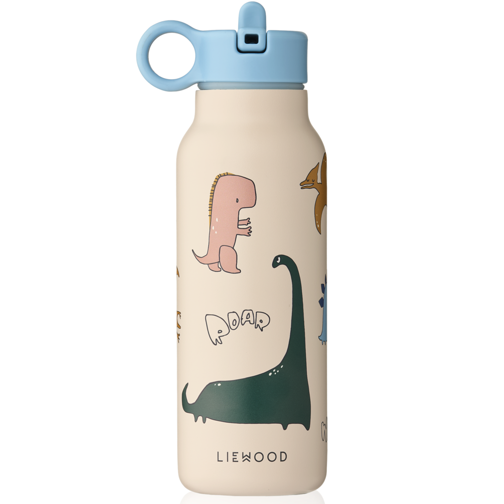 Bērnu ūdens pudele Falk Water Bottle, Dino Roar / Sandy, 350ml, Liewood, LW19617-2917
