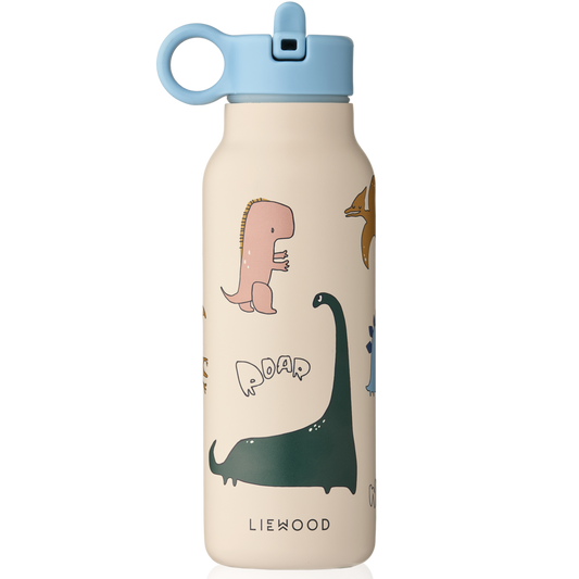 Bērnu ūdens pudele Falk Water Bottle, Dino Roar / Sandy, 350ml, Liewood, LW19617-2917