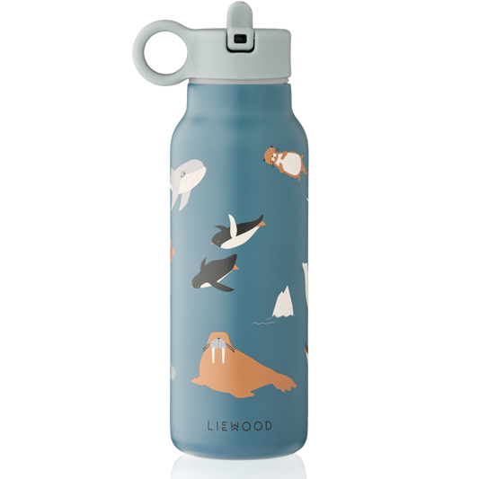 Bērnu ūdens pudele Falk Water Bottle, Arctic Sea/Ocean view, 350ml, Liewood, LW19617-2501