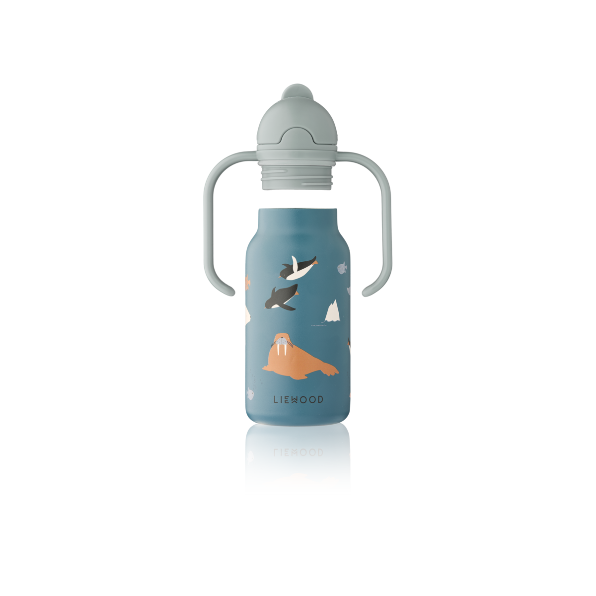 Bērnu ūdens pudele Kimmie, Arctic Sea / Ocean View Water Bottle, 250ml, Liewood, LW19618-2501