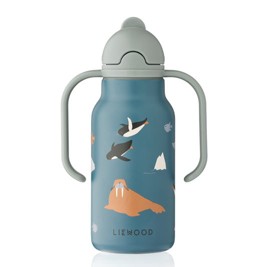 Bērnu ūdens pudele Kimmie, Arctic Sea / Ocean View Water Bottle, 250ml, Liewood, LW19618-2501