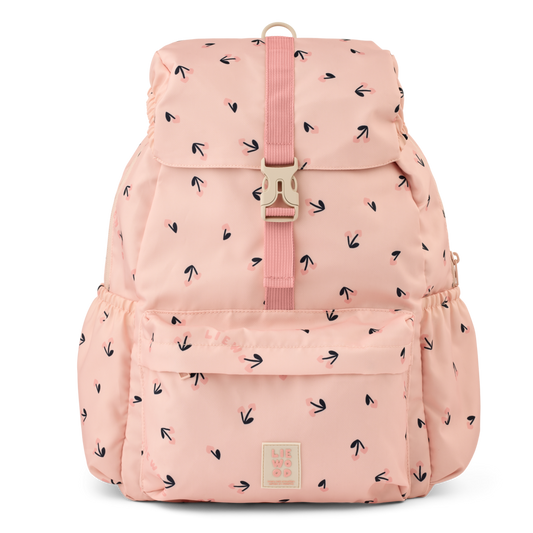Bērnu mugursoma, Johnny School Backpack, Cherry heart/Rosey, Liewood,LW20089_2785 