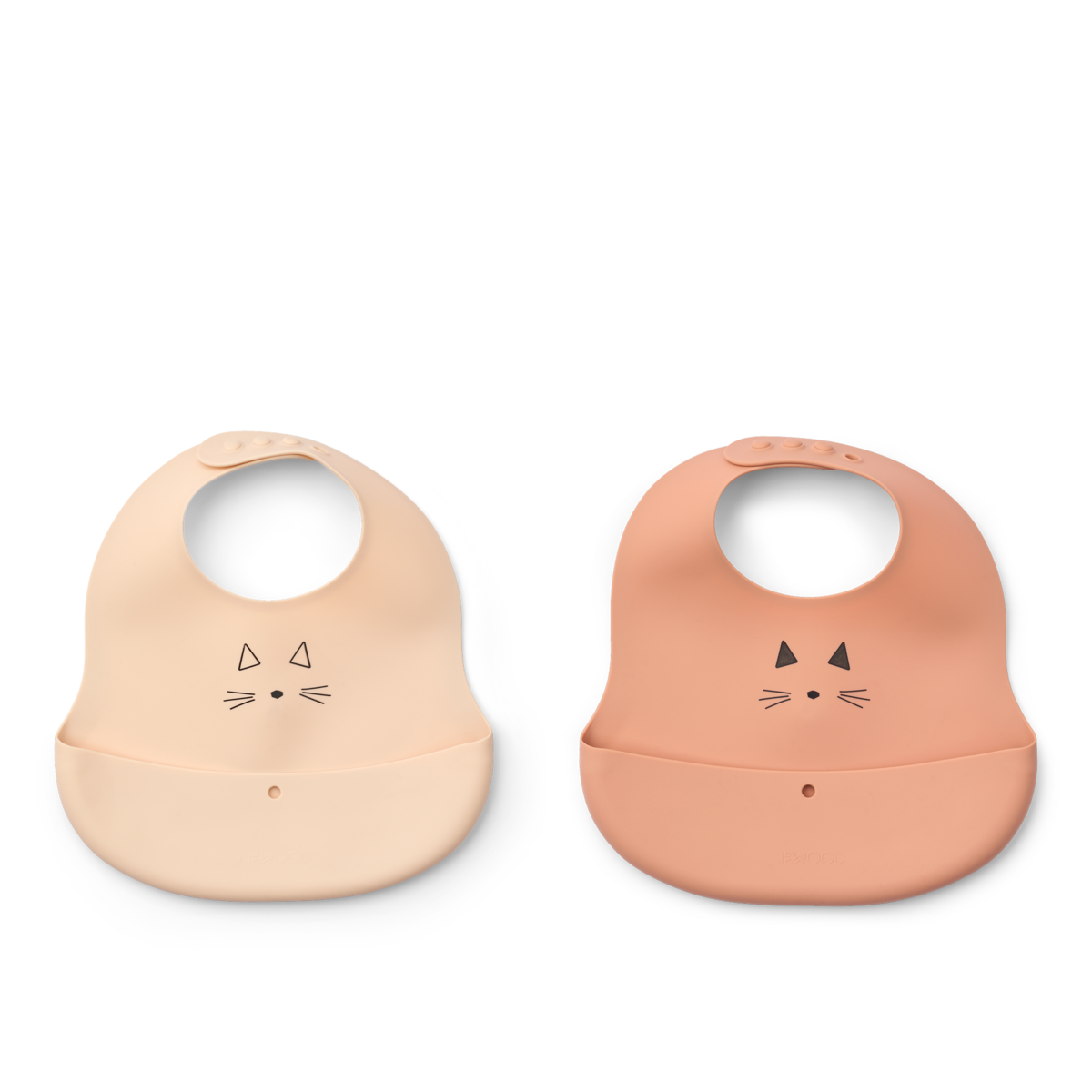 Silikona lacīte Cat, Tilda Printed Silicone Bib 2-Pack, 2.gb, Liewood, LW20119_2767