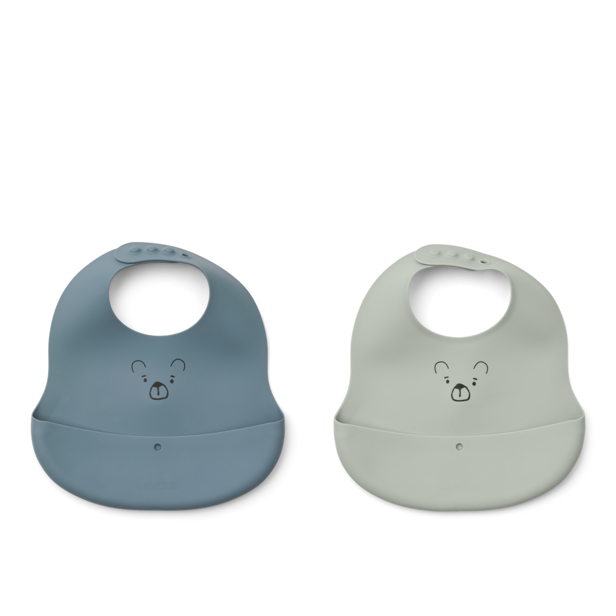 Silikona lacītes Mr.Bear, Tilda Printed Silicone Bib 2-Pack, 2.gb, Liewood, LW20119_2770
