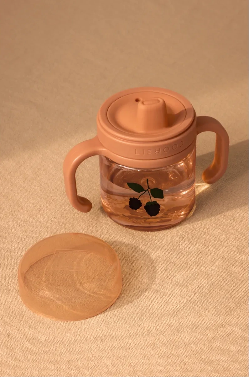 Mazuļu mācību krūzīte, Berry / Pale Tuscany, Kylo Tritan sippy cup, 280ml, Liewood, LW20633-2502