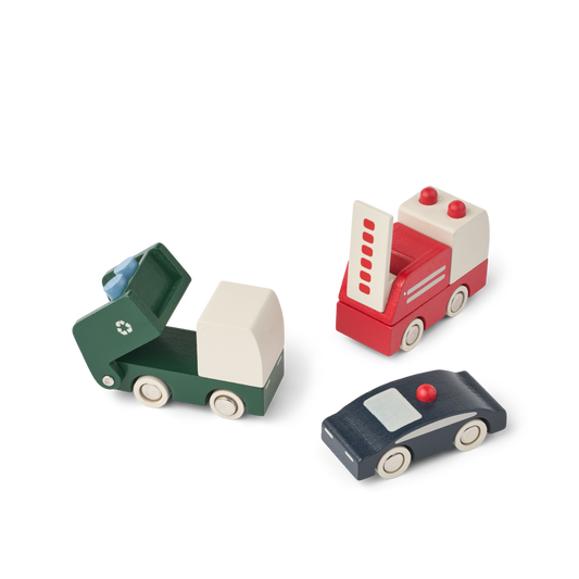 Automašīnu komplekts Jordy Emergency Car Set, 3gab, Liewood, LW21106