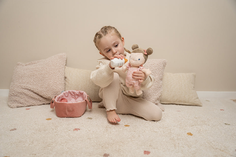 Leļļu mazulis, Baby Doll Rosa, Little Pink Flowers, Little Dutch, LD4553