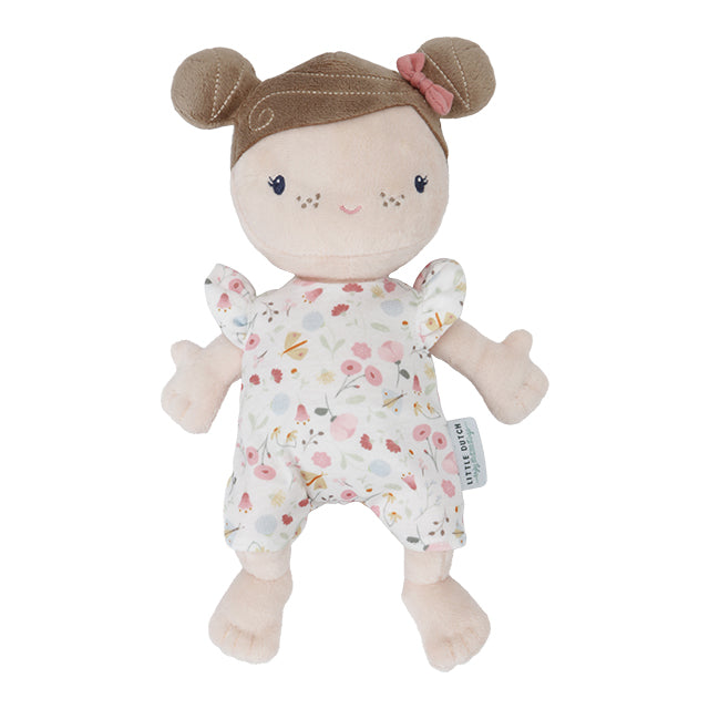 Leļļu koka rati Flowers & Butterflies, Wooden Doll Pram, Little Dutch, LD7108