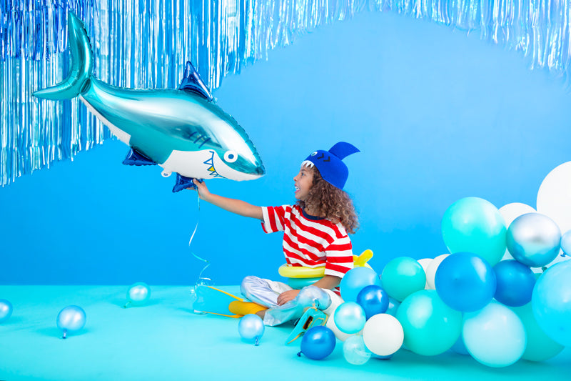 Liels folija balons Haizivs - pildāms ar gaisu vai hēliju, 102 x 62cm, FB69