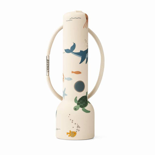 Bērnu kabatas lukturis Gry Printed Flashlight, Sea creature / Sandy, Liewood