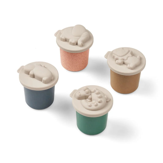 Plastilīna komplekts Rollie Modeling Dough 4-Pack, Liewood, LW19860