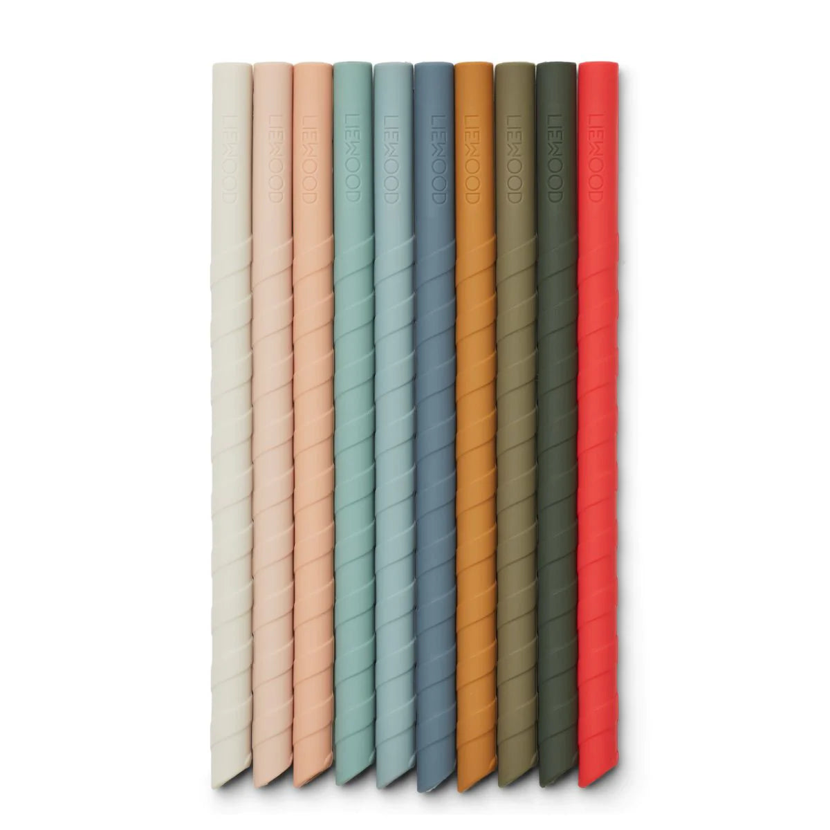 Silikona salmiņi, Timoti straw, 10gab, Liewood, LW14104