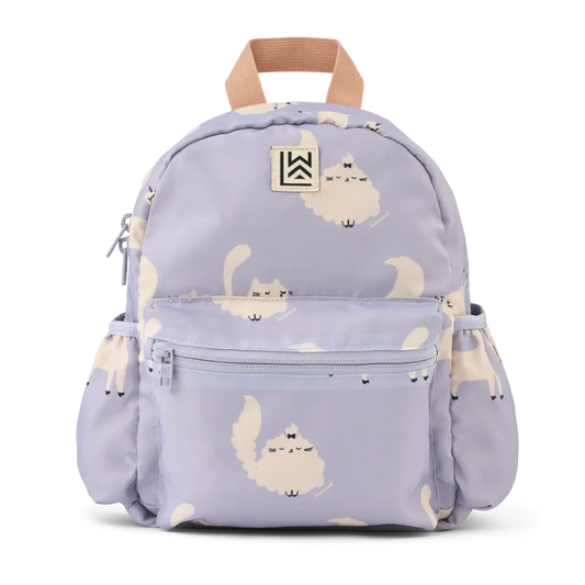 Bērnu mugursoma, Andreas Backpack Cat / Warm lilac, Liewood, LW19643