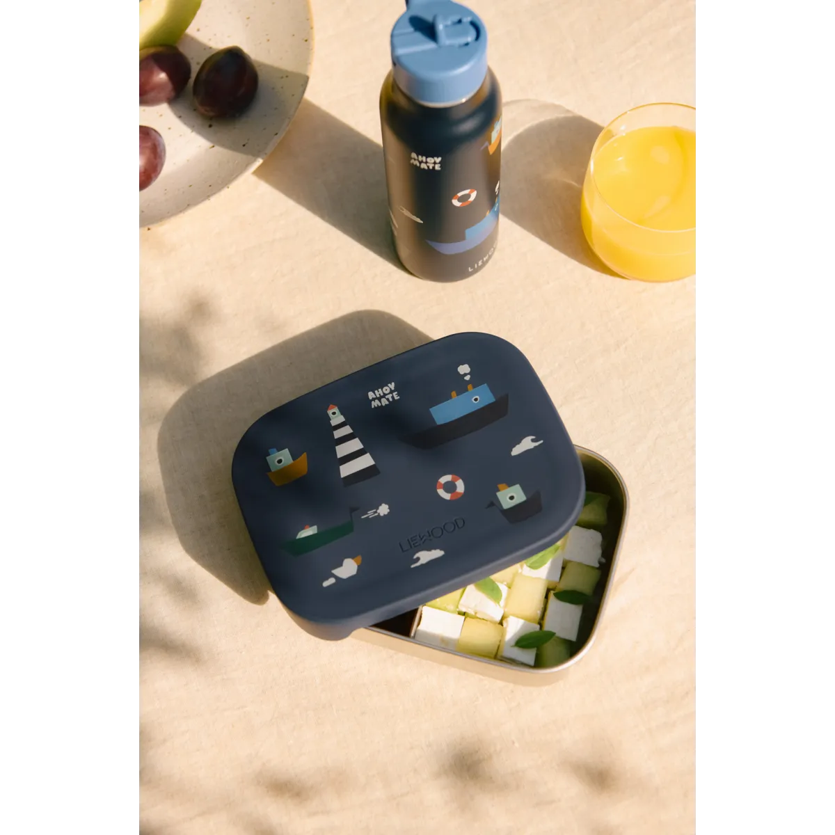 Bērnu pusdienu kārba Arthur Printed Lunchbox, Sailing, Liewood, LW14982-2617