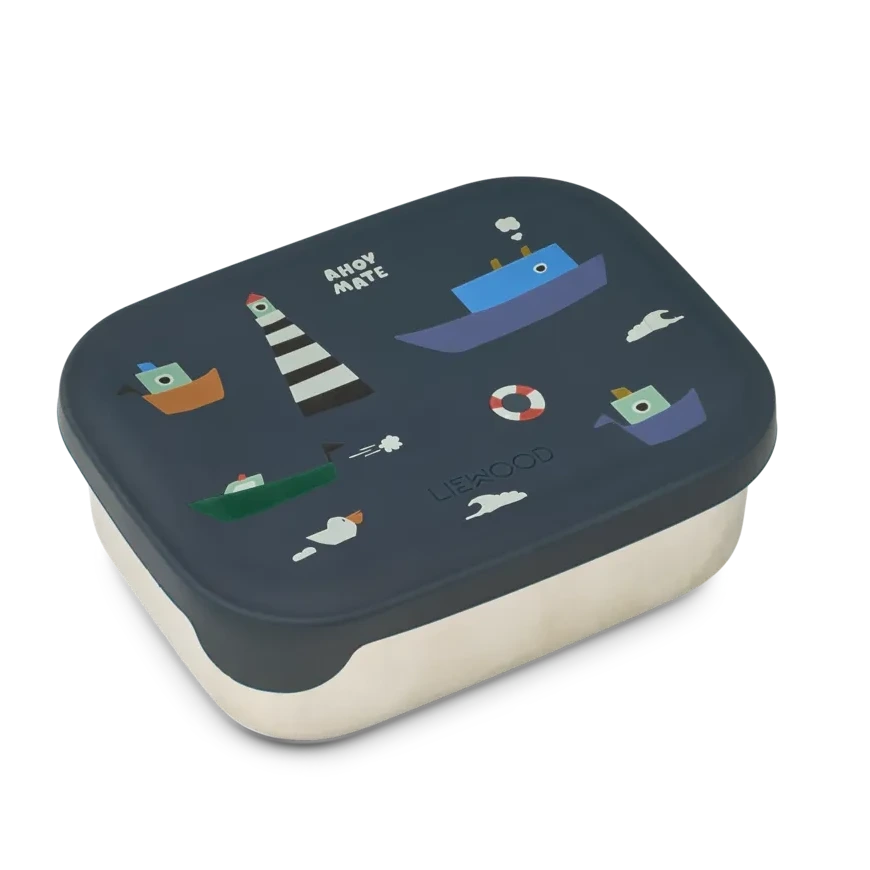 Bērnu pusdienu kārba Arthur Printed Lunchbox, Sailing, Liewood, LW14982-2617