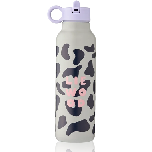 Bērnu ūdens pudele Falk Water Bottle, Mega Leo Mist, 500ml, Liewood, LW19616