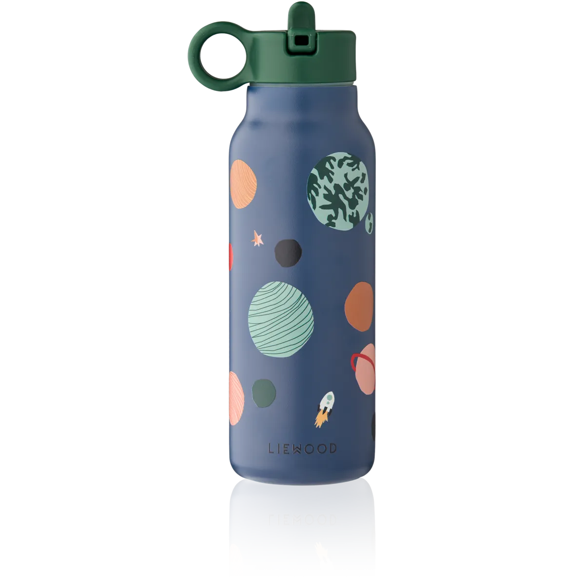 Bērnu ūdens pudele Falk Water Bottle, Universe 350ml, Liewood, LW19617