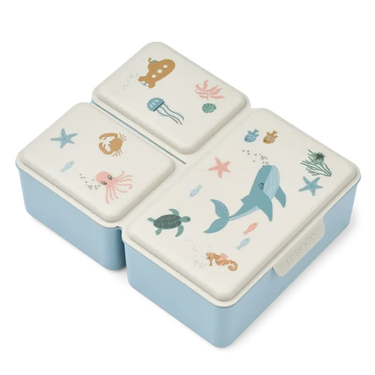 Pusdienu kārba Driss Lunchbox, Sea Creature / Sandy, Liewood, LW19266-1032