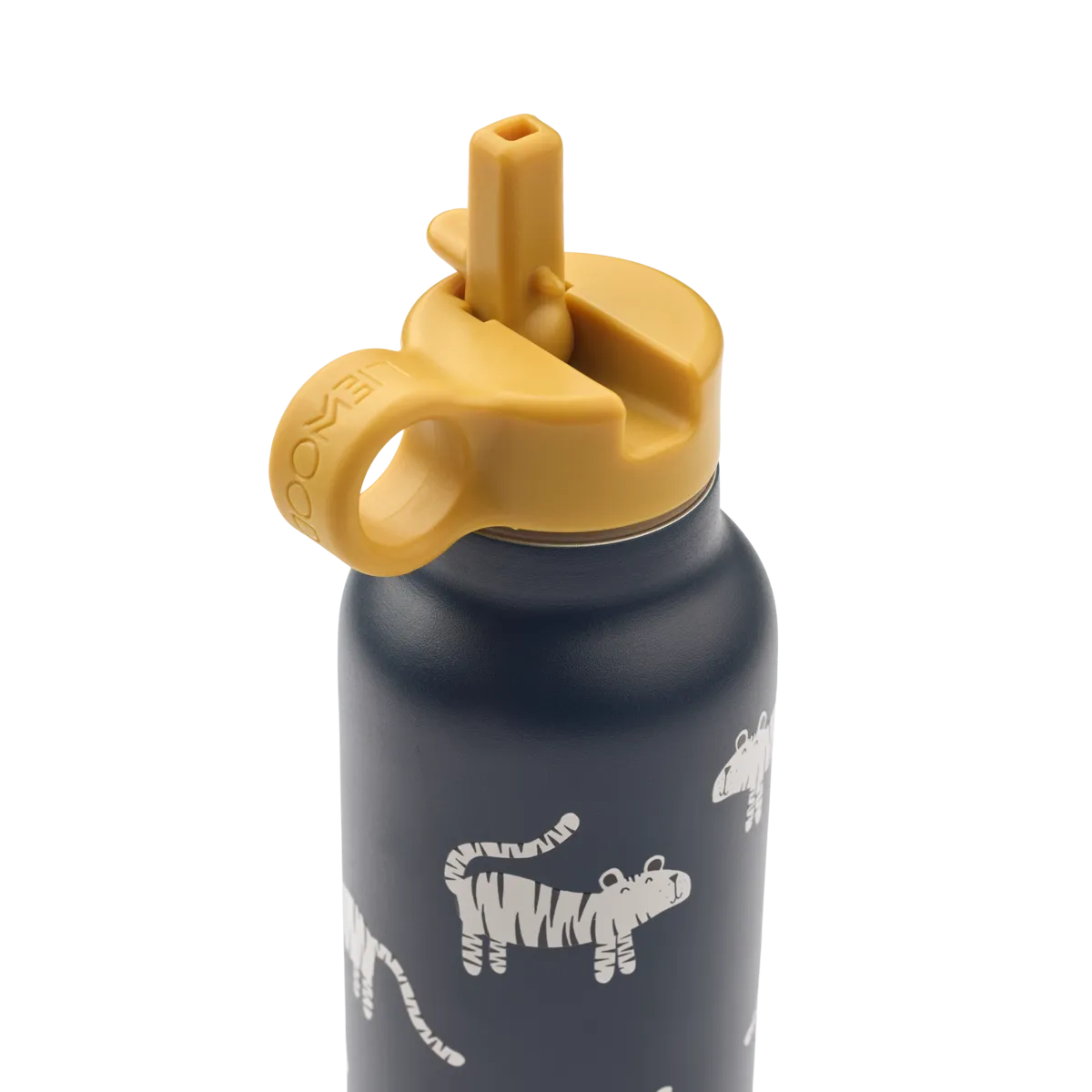 Bērnu ūdens pudele Falk Water Bottle, Tiger/Classic Navy, 500ml, Liewood