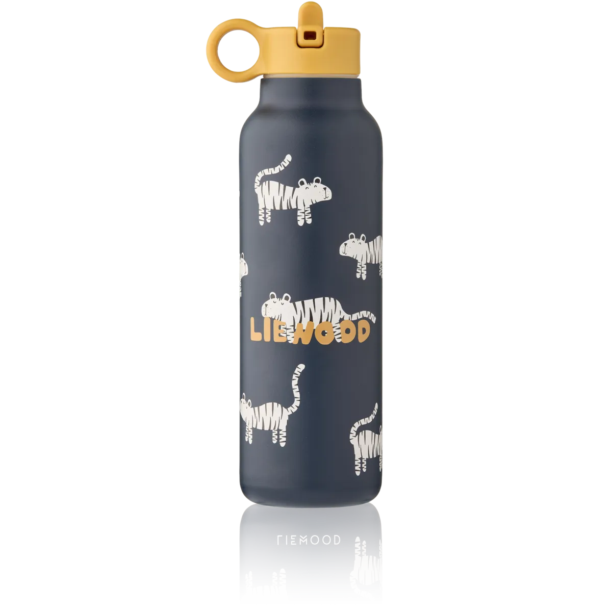 Bērnu ūdens pudele Falk Water Bottle, Tiger/Classic Navy, 500ml, Liewood