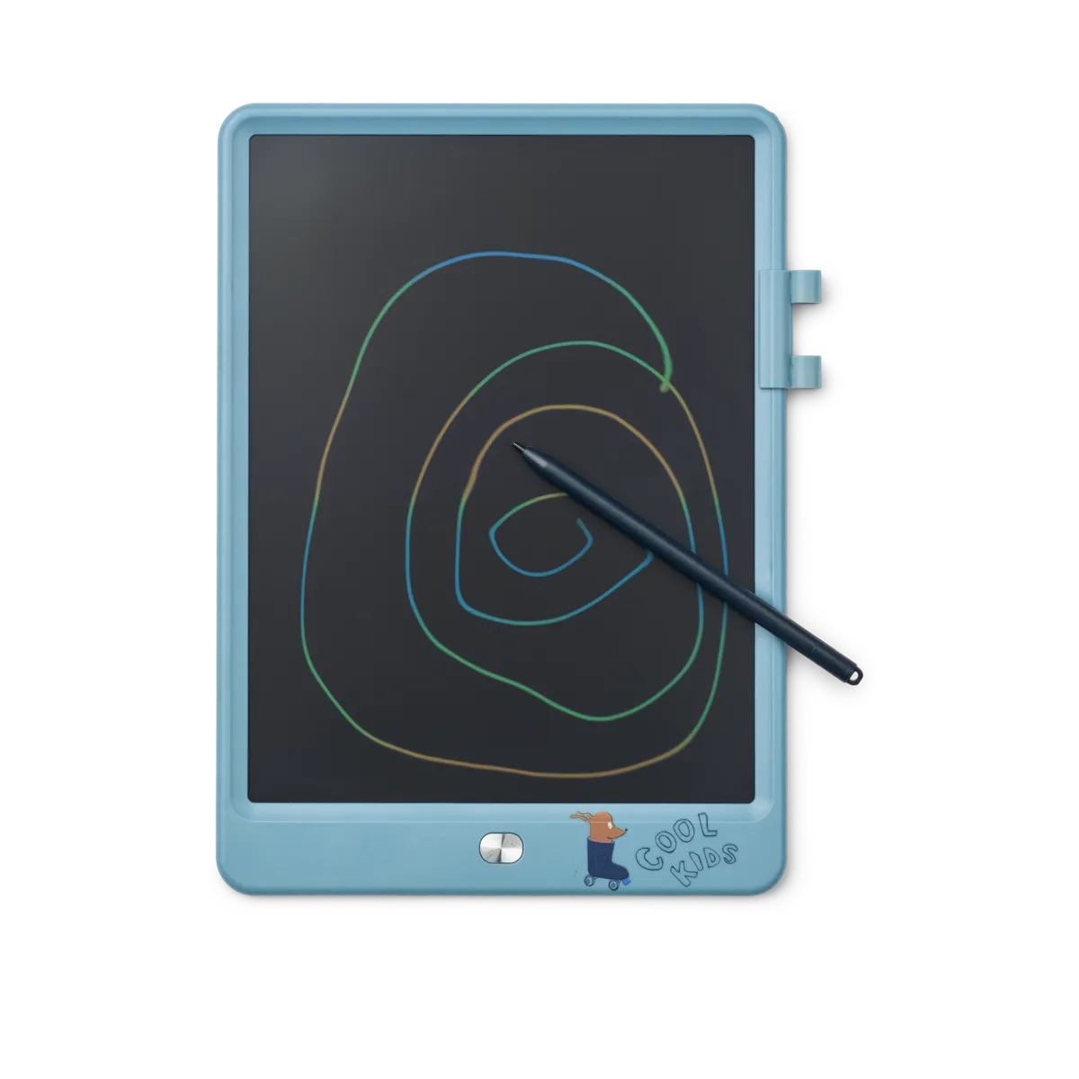 Zīmēšanas tāfele, Zora Magic Drawing Board, Tiger / Beach Blue, 25cm, Liewood, LW18613-2642