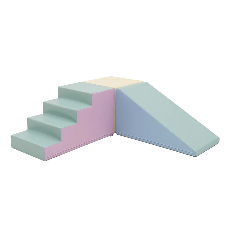 Mīkstie kluči XL Rotaļu zona Corner Mini Gym Set Pastel, Soft Play, IGLU