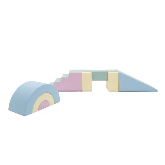 Mīkstie kluči XL Rotaļu zona Balance Gym Set Pastel, Soft Play, IGLU